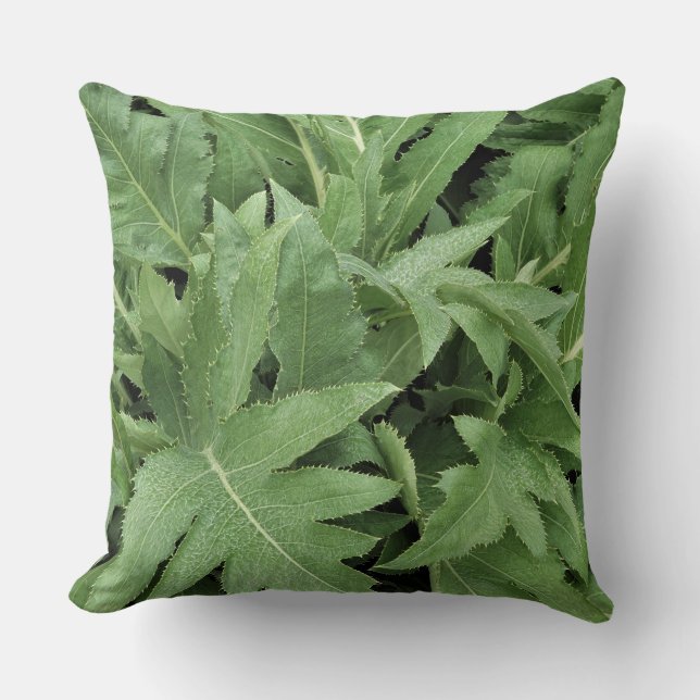 Coussin Feuillage de chardon (Recto)
