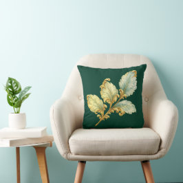 Coussin Feuille d'acanthe en or