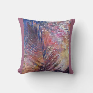 Coussin feuille dans la nature conception de boho