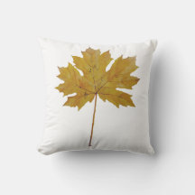 Feuille d'automne orange brun Aquarelle.