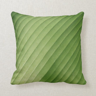 Coussin Feuille de banane verte