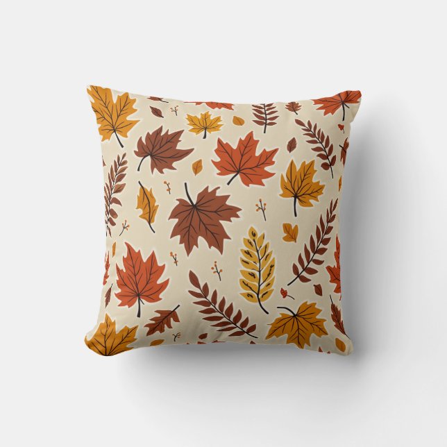 Coussin Feuille d'érable (Recto)