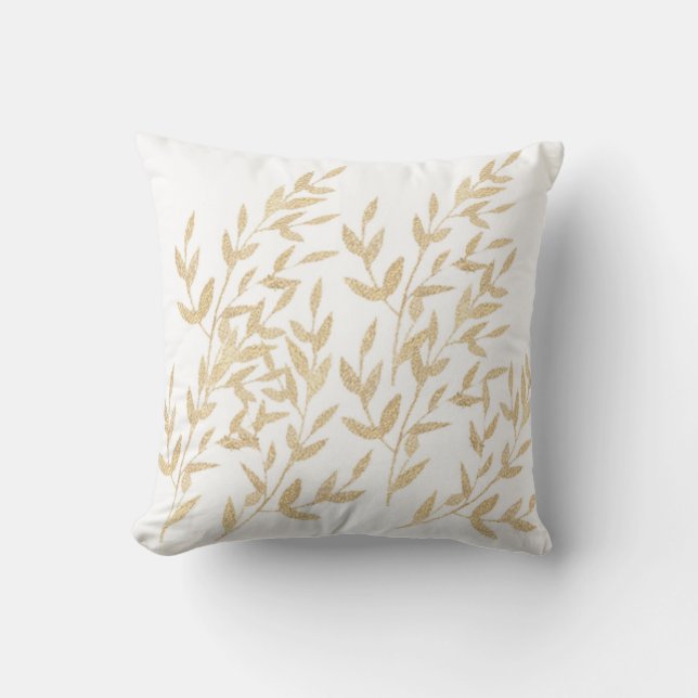 Coussin feuille d'or (Recto)