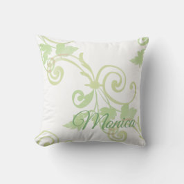 Coussin Feuille Swirl personnalisé