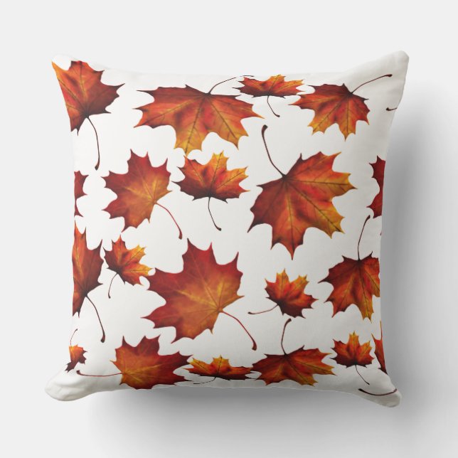 Coussin Feuilles à l'automne (Recto)
