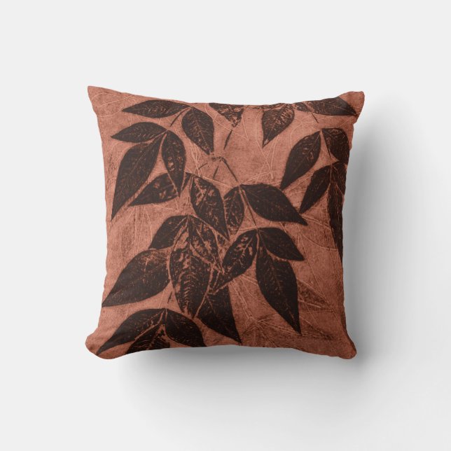 Coussin Feuilles d'automne (Recto)