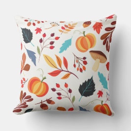 Coussin Feuilles d'automne colorées