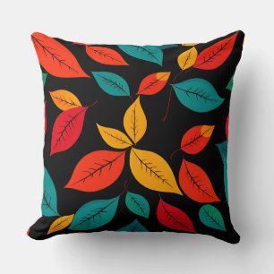 Coussin Feuilles d'automne colorées