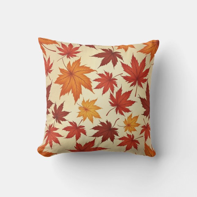 Coussin Feuilles d'automne Cushion (Recto)