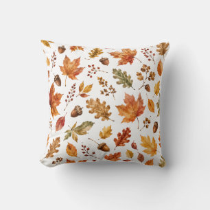 Coussin Feuilles d'automne Gland Botanique Nature d'automn
