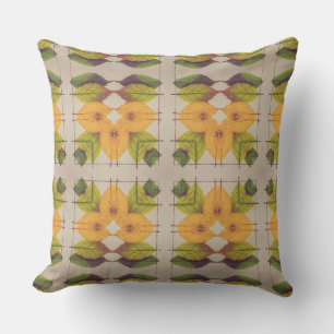 Coussin Feuilles d'automne rustiques