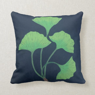 Coussin feuilles de Ginkgo