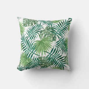 Coussin Feuilles tropicaux