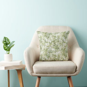 Coussin Feuilles Vertes Nature