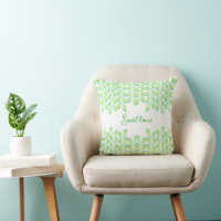 Feuilles verts néon - art fractal,