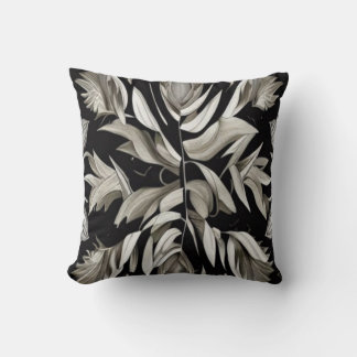 Coussin Feuilles Vintages tropicaux