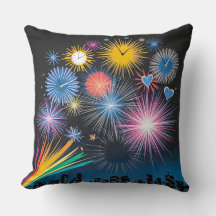 Feux d'artifice qui tic-tac