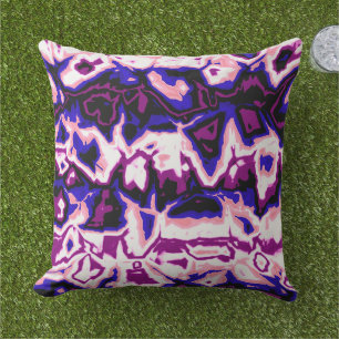 Coussin Fidèle Bohème Rétro Marbré Rayures Fierté Genderfl
