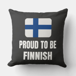 Coussin Fier d'être finlandais