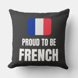 Coussin Fier d'être français