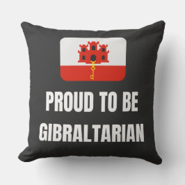 Coussin Fier d'être Gibraltarien