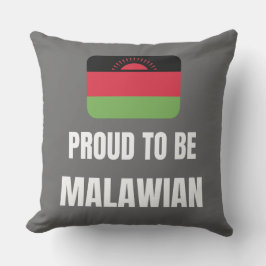 Coussin Fier d'être le Malawi