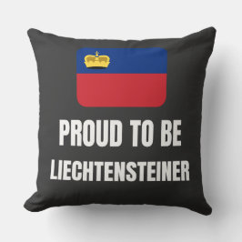 Coussin Fier d'être Liechtenstein