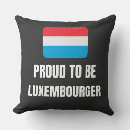 Coussin Fier d'être Luxembourgeois