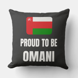 Coussin Fier d'être Omani