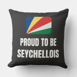 Coussin Fier d'être Seychellois