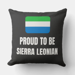 Coussin Fier d'être Sierra Léonais
