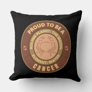 Coussin Fier d'être un Cancer