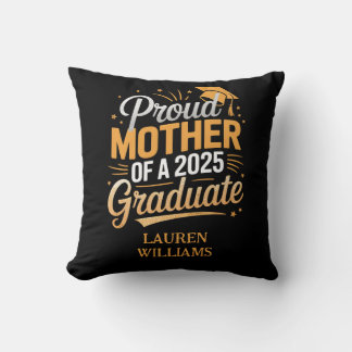 Coussin Fier Mère d'un 2025 Graduate - Graduation Cadeau