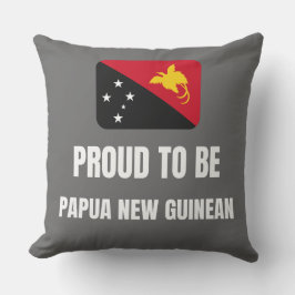 Coussin Fière d'être Papouasie-Nouvelle-Guinée