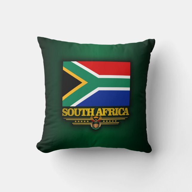 Coussin Fierté d'Afrique du Sud (Recto)
