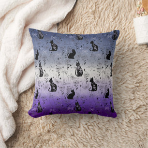 Coussin Fierté lesbienne Butch Chat Noir - Mystique Sorciè