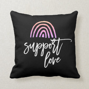 Coussin Fierté Parties scintillant colorée Arc-en-ciel Noi
