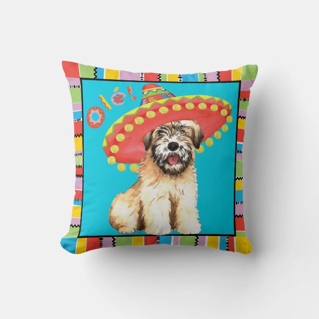 Coussin Fiesta blonde comme les blés (Recto)
