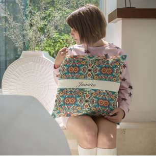 Coussin Fiesta Blooms, personnalisable