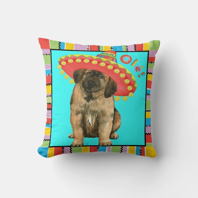 Coussin Fiesta Leonberger (Recto)