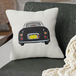 Coussin Figarations Cute Black Figaro Crème voiture