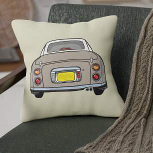 Coussin Figarations jolies Topaz Mist Figaro Voiture Beige