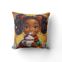 Fille afro-américaine, Fille noire Noël