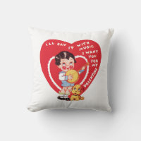 Fille antique de Valentine avec le chiot