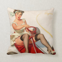 Fille de pin-up drôle