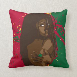 Coussin Fille de Rasta