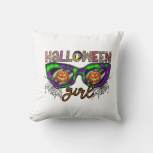 Coussin Fille d'Halloween