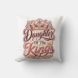 Coussin Fille du Roi Conception Foi Chrétienne