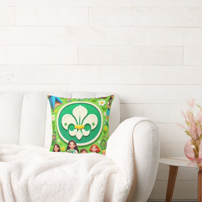 Coussin Fille scoute honneur (Canapé)