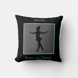 Coussin Filles "Born to Dance" Personnalisé